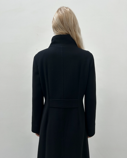 Emporio Armani Double Breasted Wool Coat