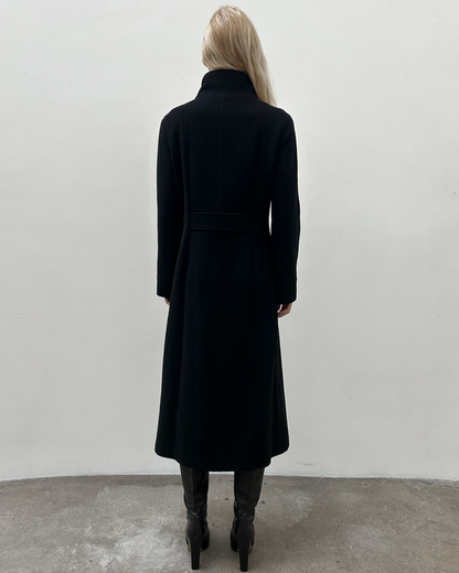 Emporio Armani Double Breasted Wool Coat
