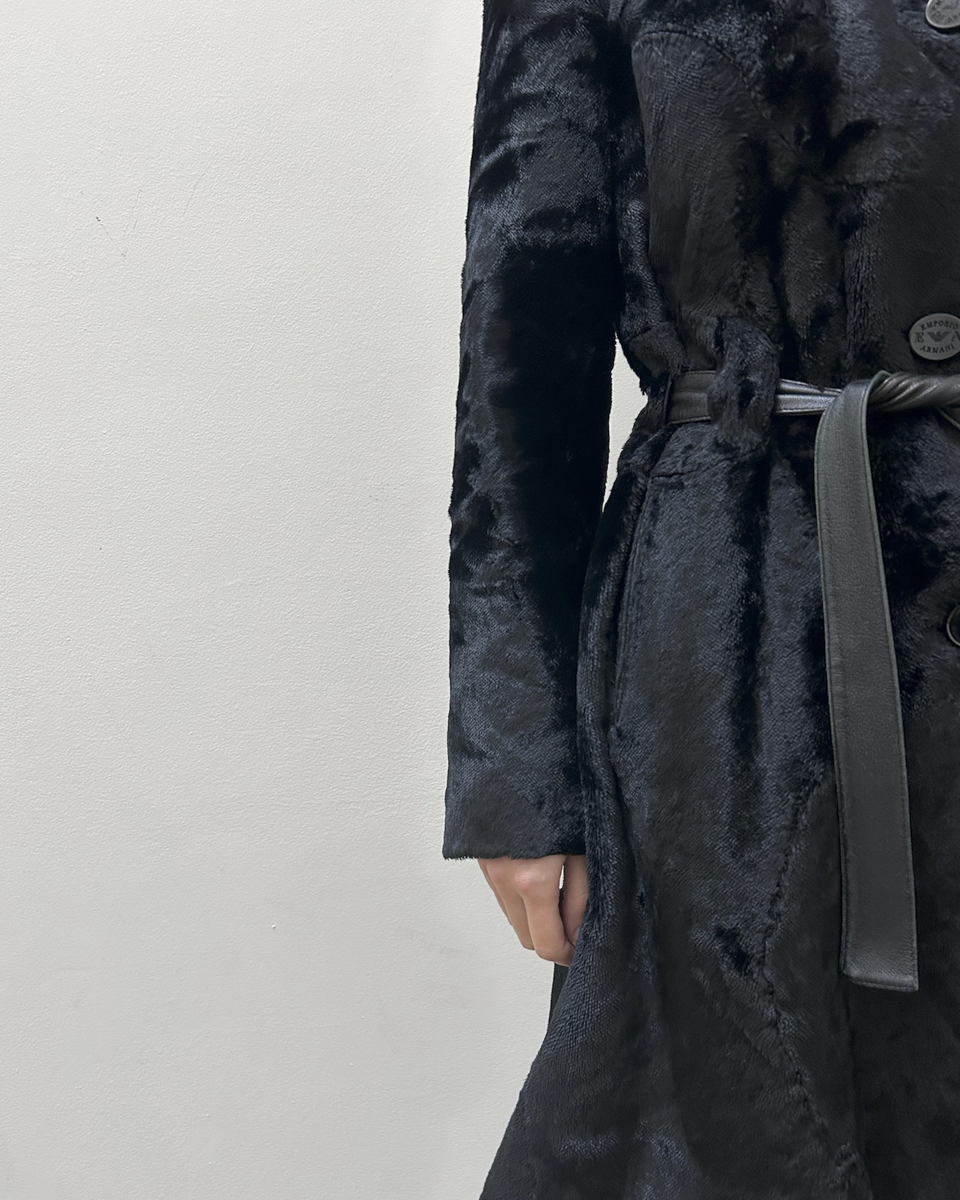 Emporio Armani Faux Fur Coat
