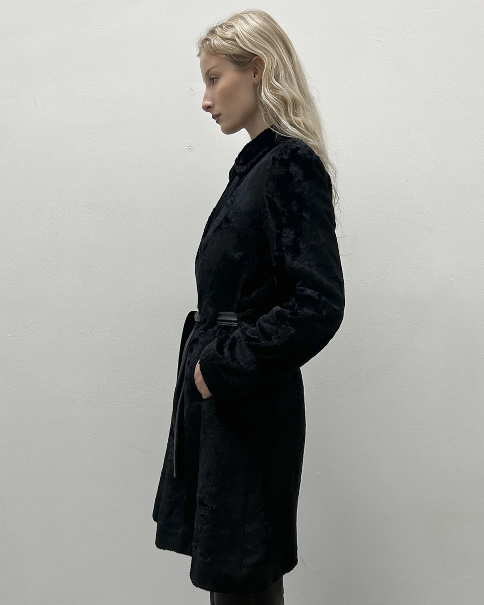 Emporio Armani Faux Fur Coat