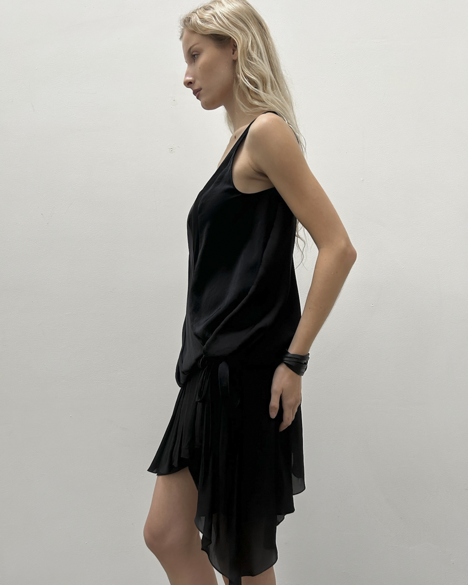 Nina Ricci Draped Dropwaist Dress
