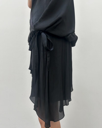 Nina Ricci Draped Dropwaist Dress