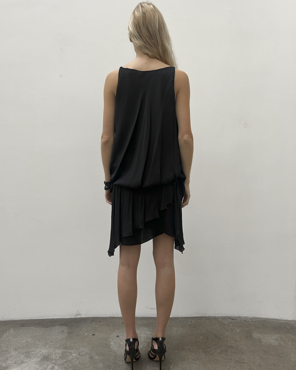 Nina Ricci Draped Dropwaist Dress