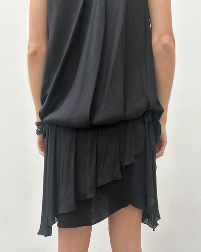 Nina Ricci Draped Dropwaist Dress