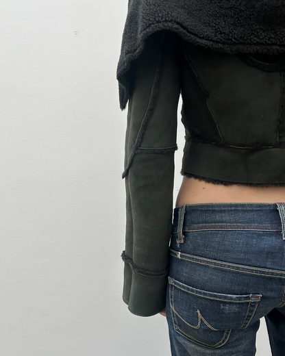 Richard Chai Cropped Lamb Jacket