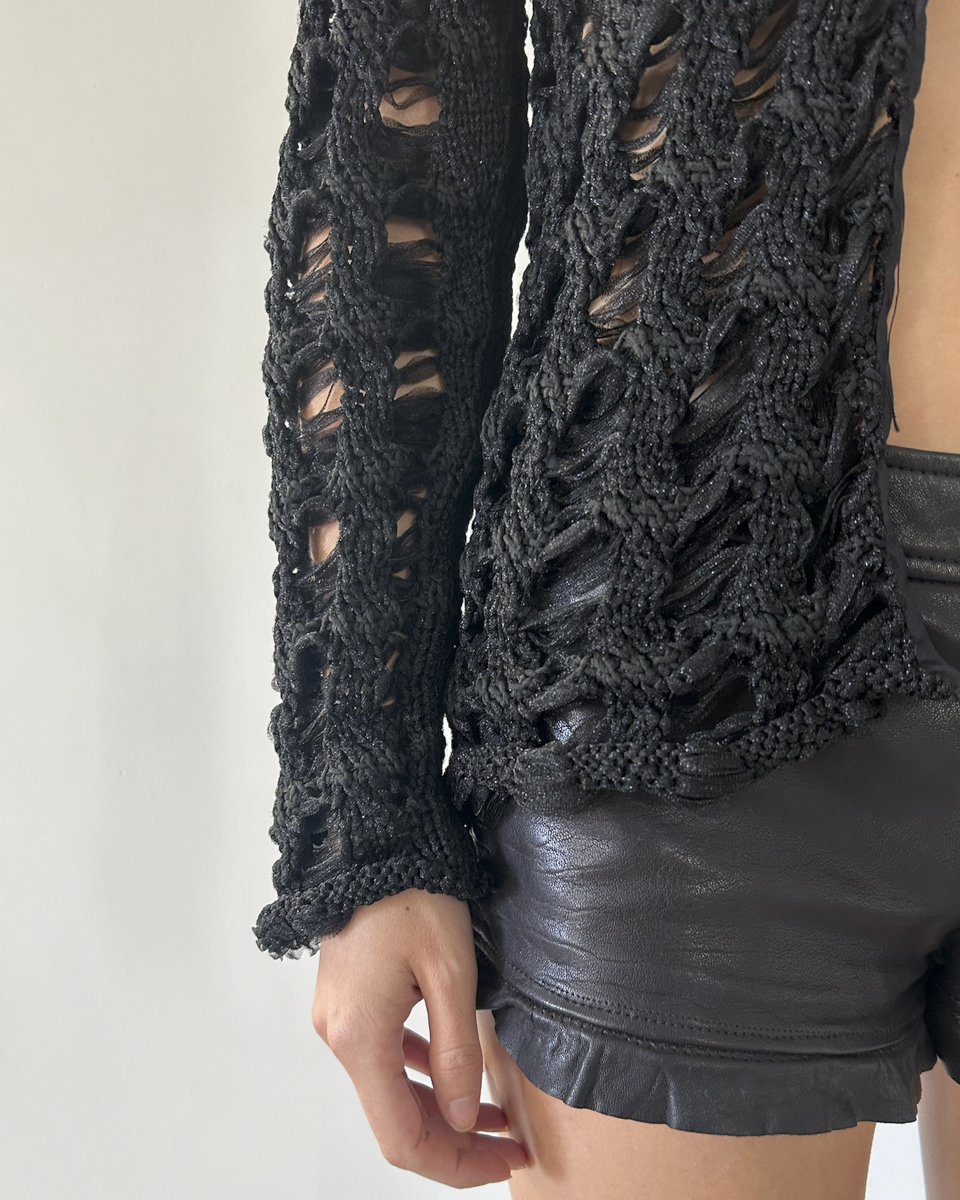 Comme des Garcon Crochet Cardigan