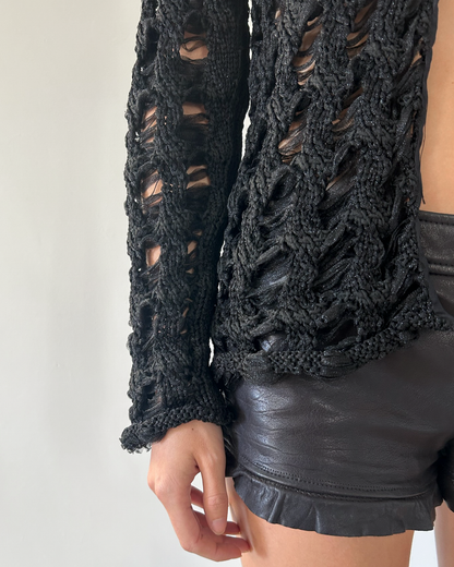Comme des Garcon Crochet Cardigan