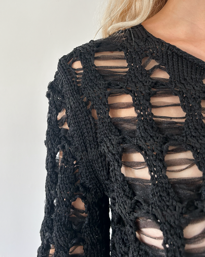 Comme des Garcon Crochet Cardigan