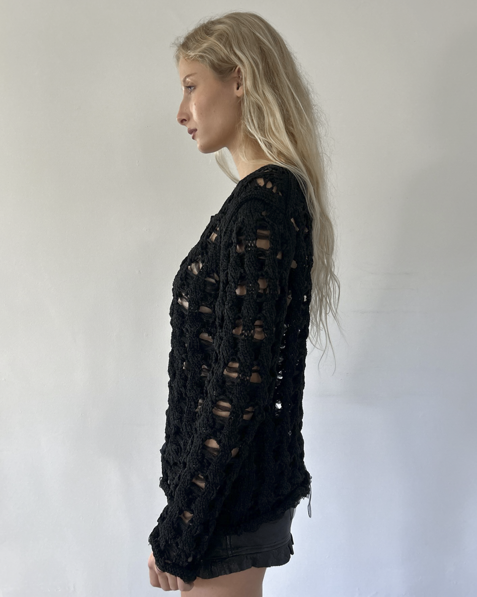 Comme des Garcon Crochet Cardigan