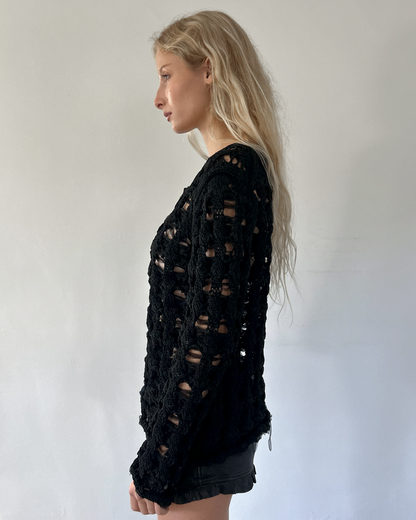 Comme des Garcon Crochet Cardigan