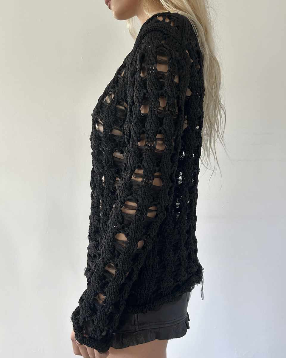 Comme des Garcon Crochet Cardigan