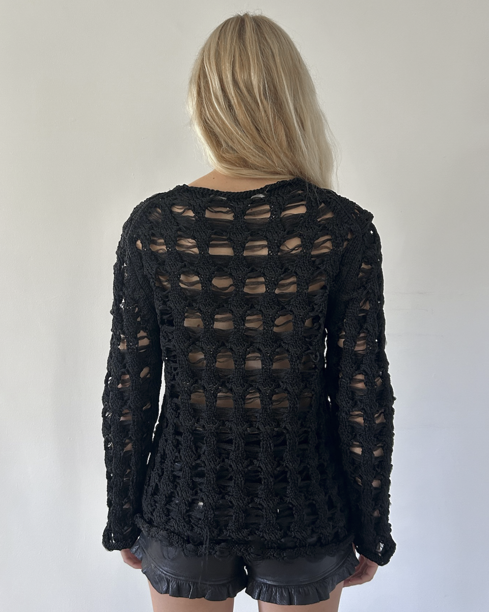 Comme des Garcon Crochet Cardigan