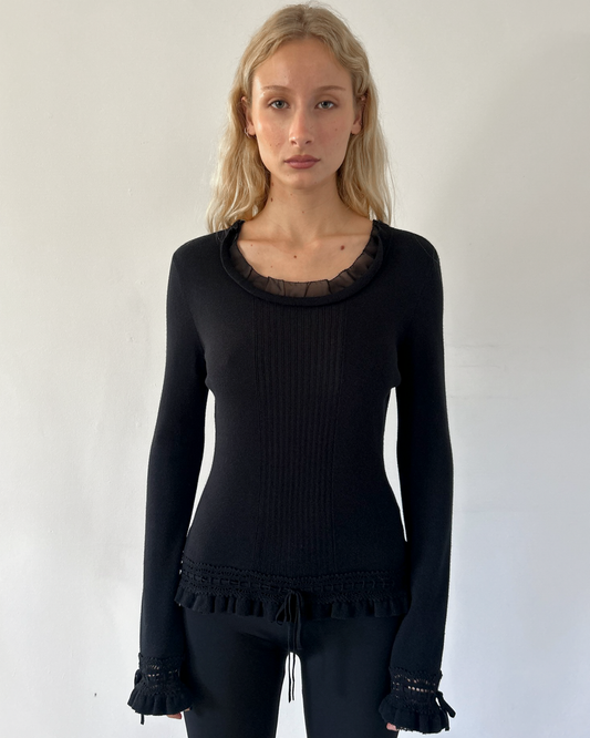 Courreges Ruffle Top