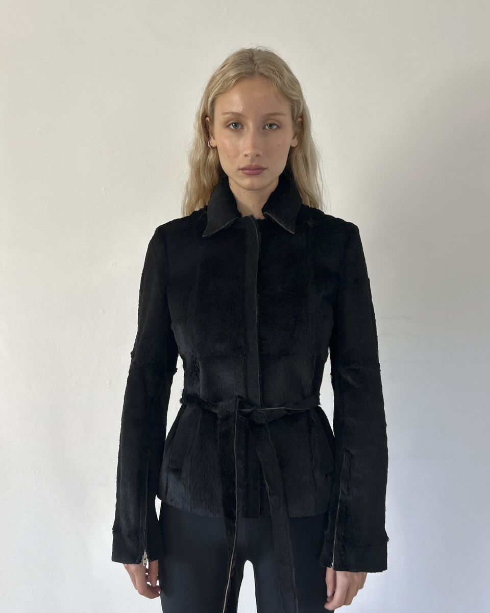 Costume National FW01/02 Pony Hair Jacket