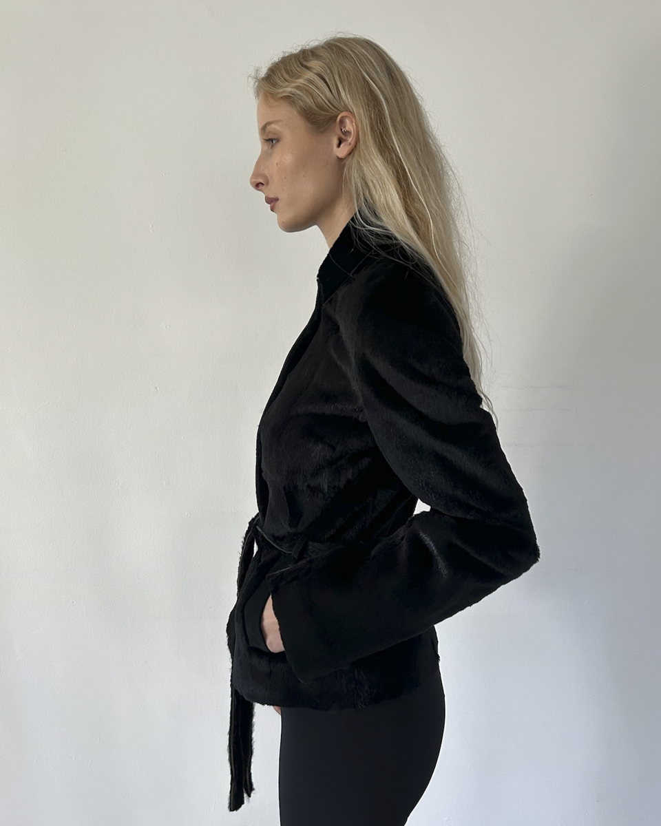 Costume National FW01/02 Pony Hair Jacket