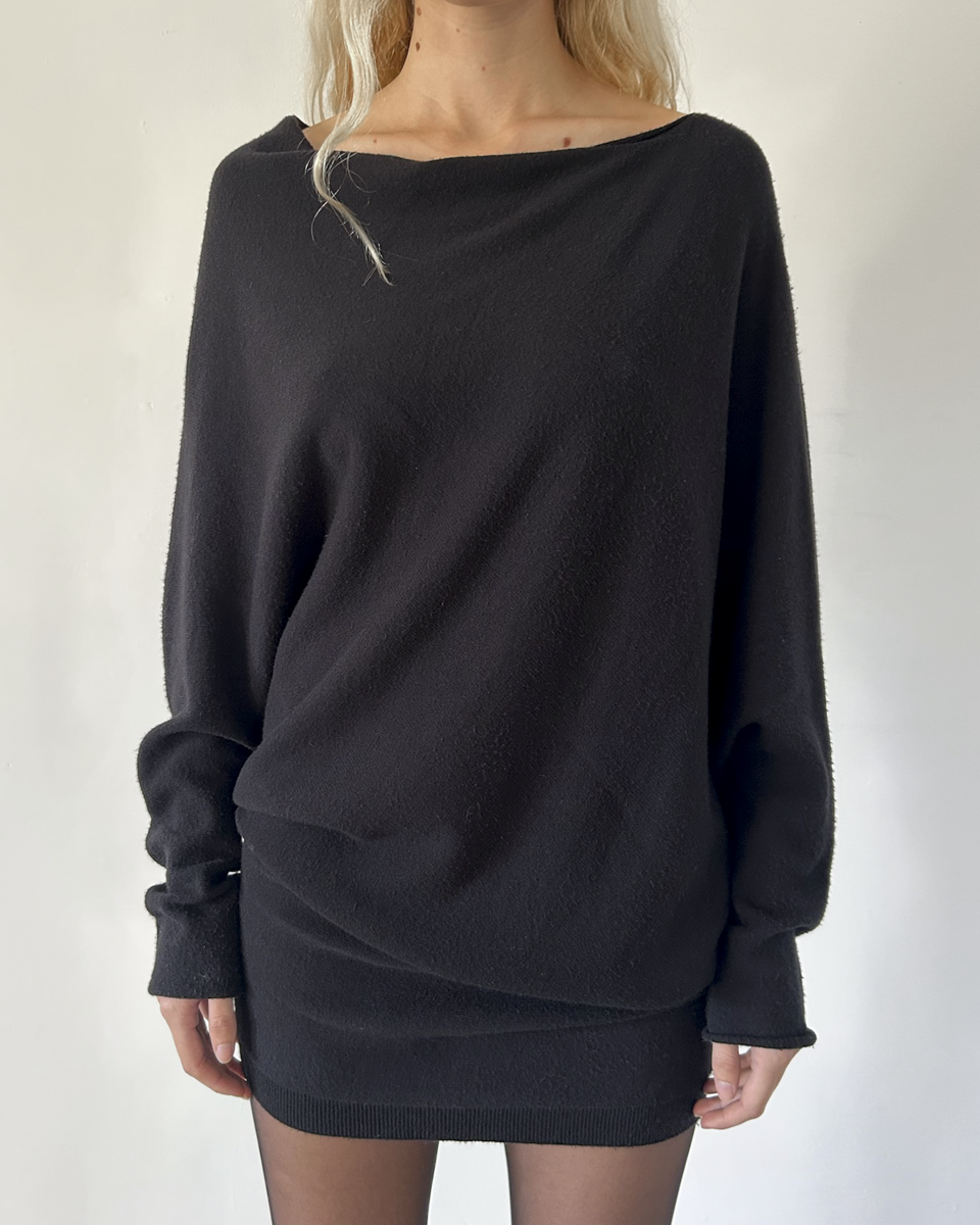 Plein Sud Asymmetrical Sweater Dress