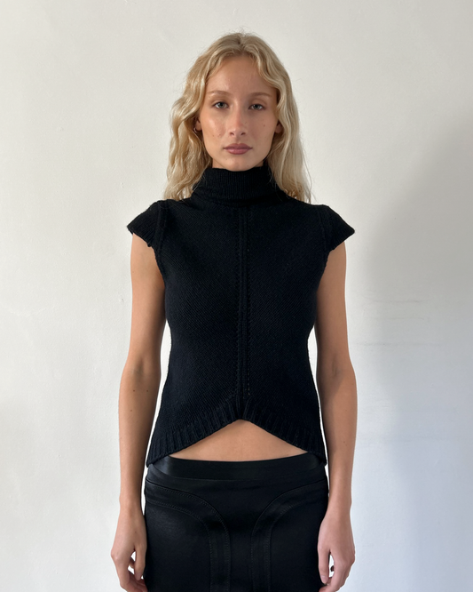 Atsuro Tayama Open Mock Neck Sweater