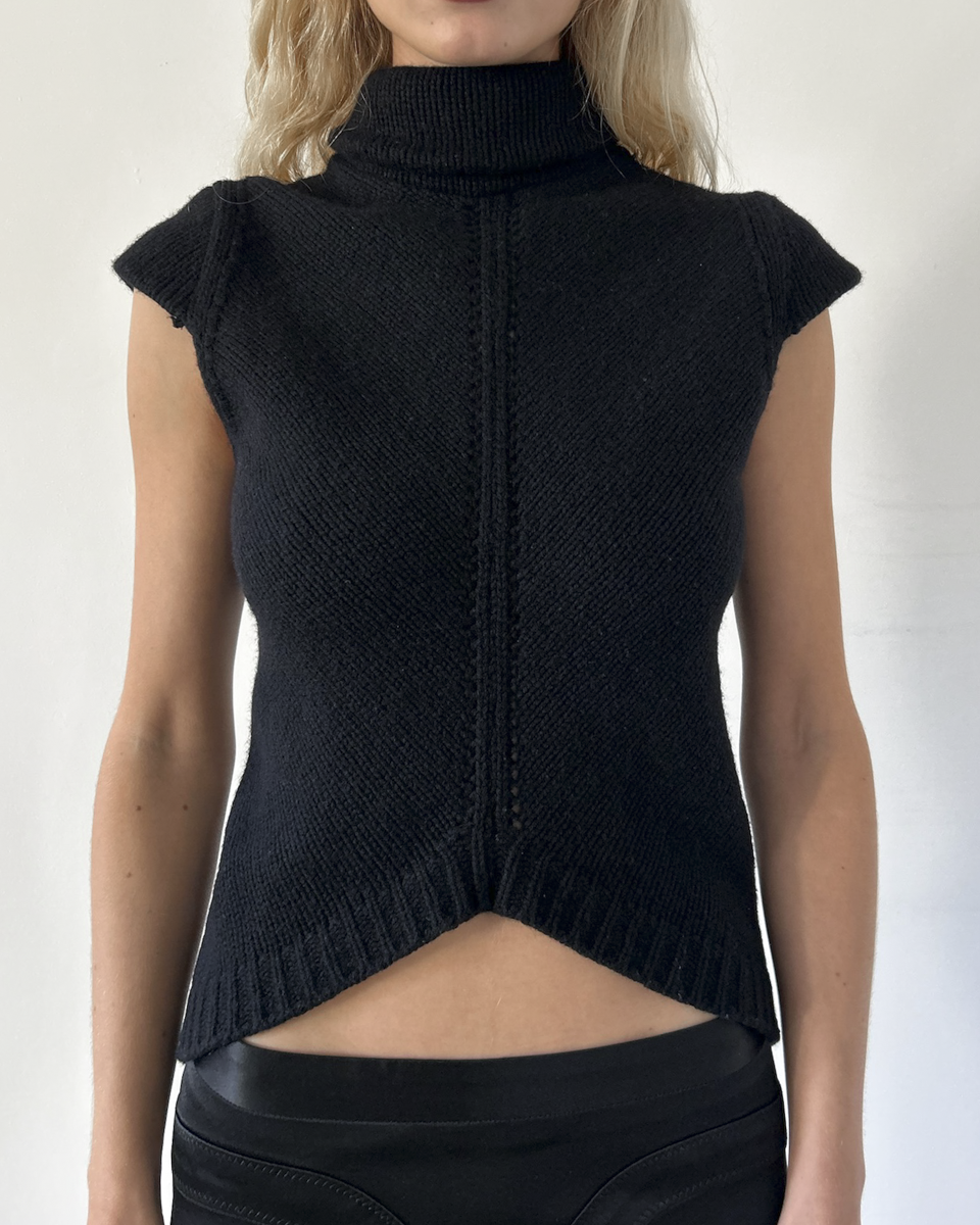 Atsuro Tayama Open Mock Neck Sweater