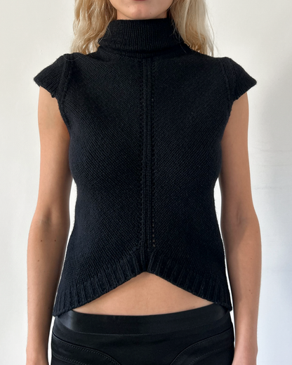 Atsuro Tayama Open Mock Neck Sweater