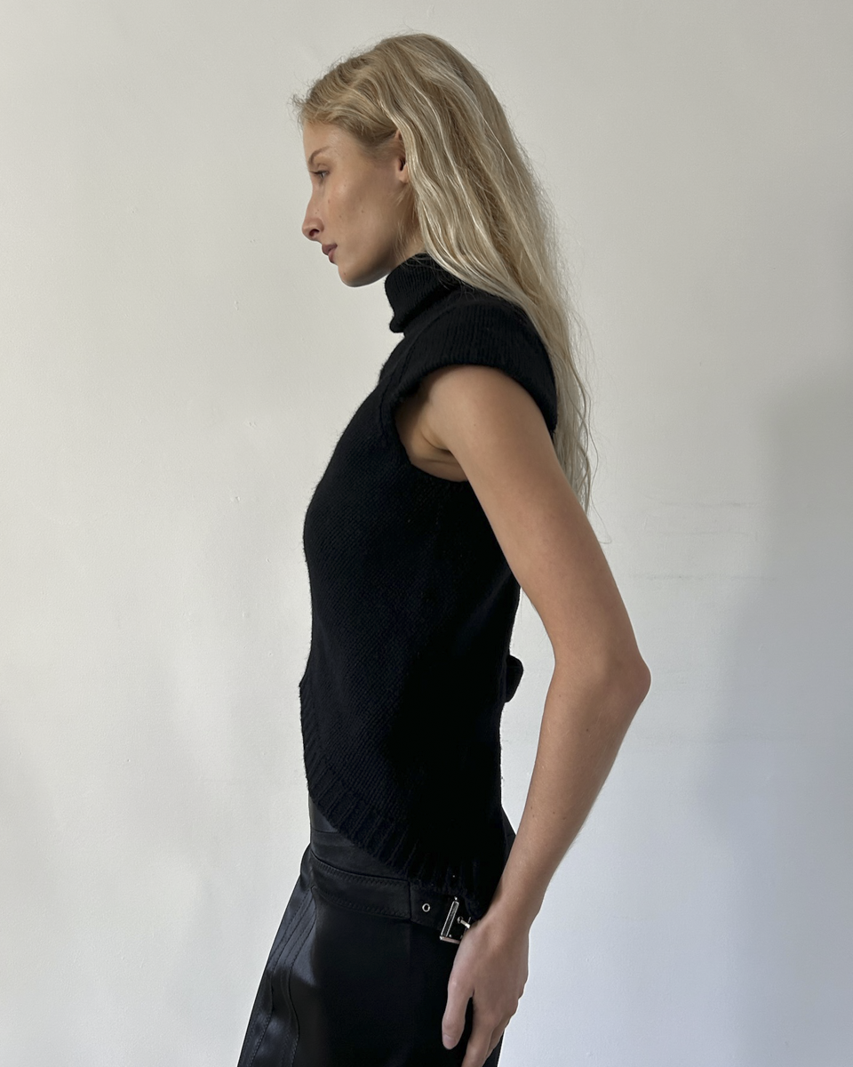 Atsuro Tayama Open Mock Neck Sweater