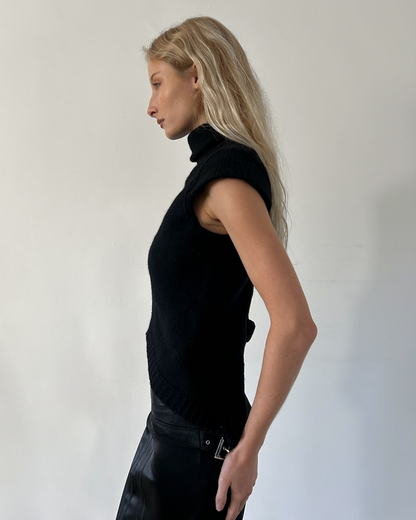 Atsuro Tayama Open Mock Neck Sweater
