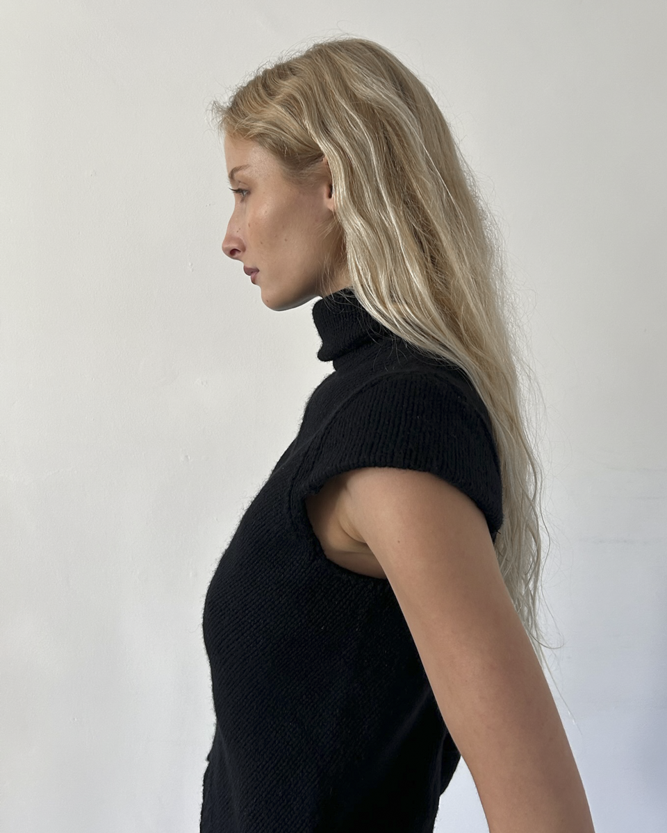 Atsuro Tayama Open Mock Neck Sweater