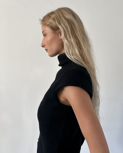 Atsuro Tayama Open Mock Neck Sweater