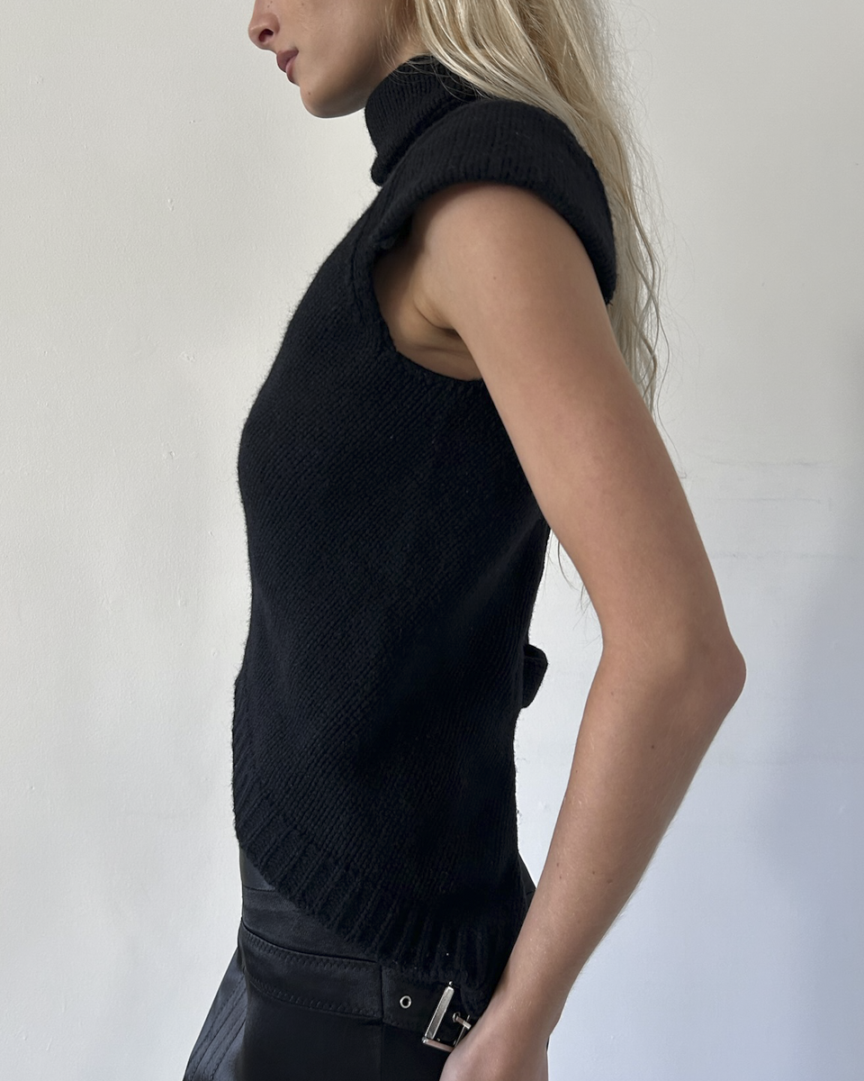 Atsuro Tayama Open Mock Neck Sweater