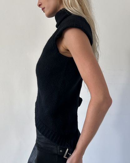 Atsuro Tayama Open Mock Neck Sweater