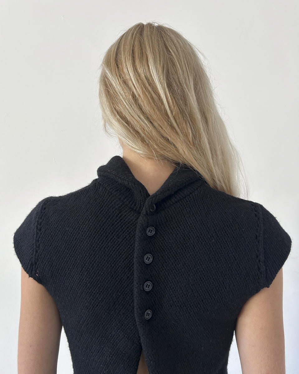 Atsuro Tayama Open Mock Neck Sweater
