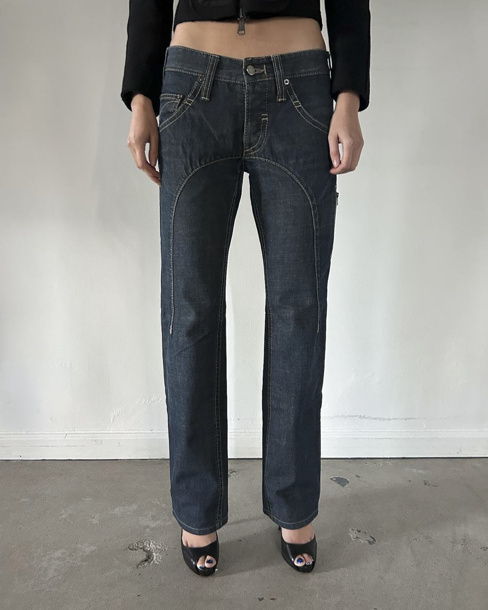 Neil Barrett Side Zipper Denim