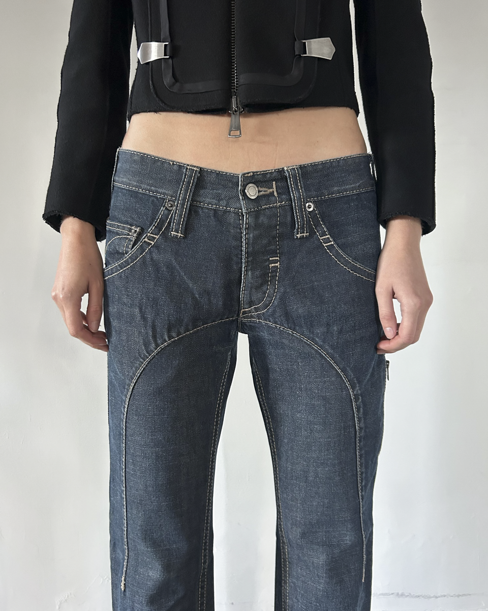 Neil Barrett Side Zipper Denim