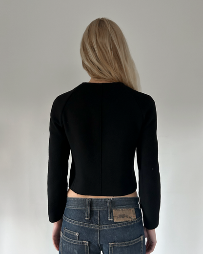 Emporio Armani Napoleon Cropped Jacket