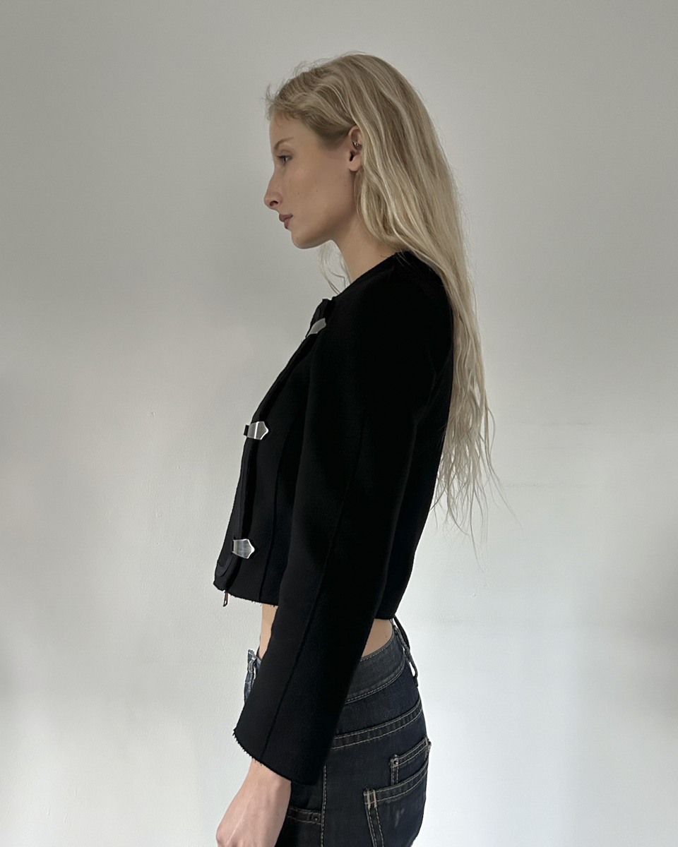 Emporio Armani Napoleon Cropped Jacket