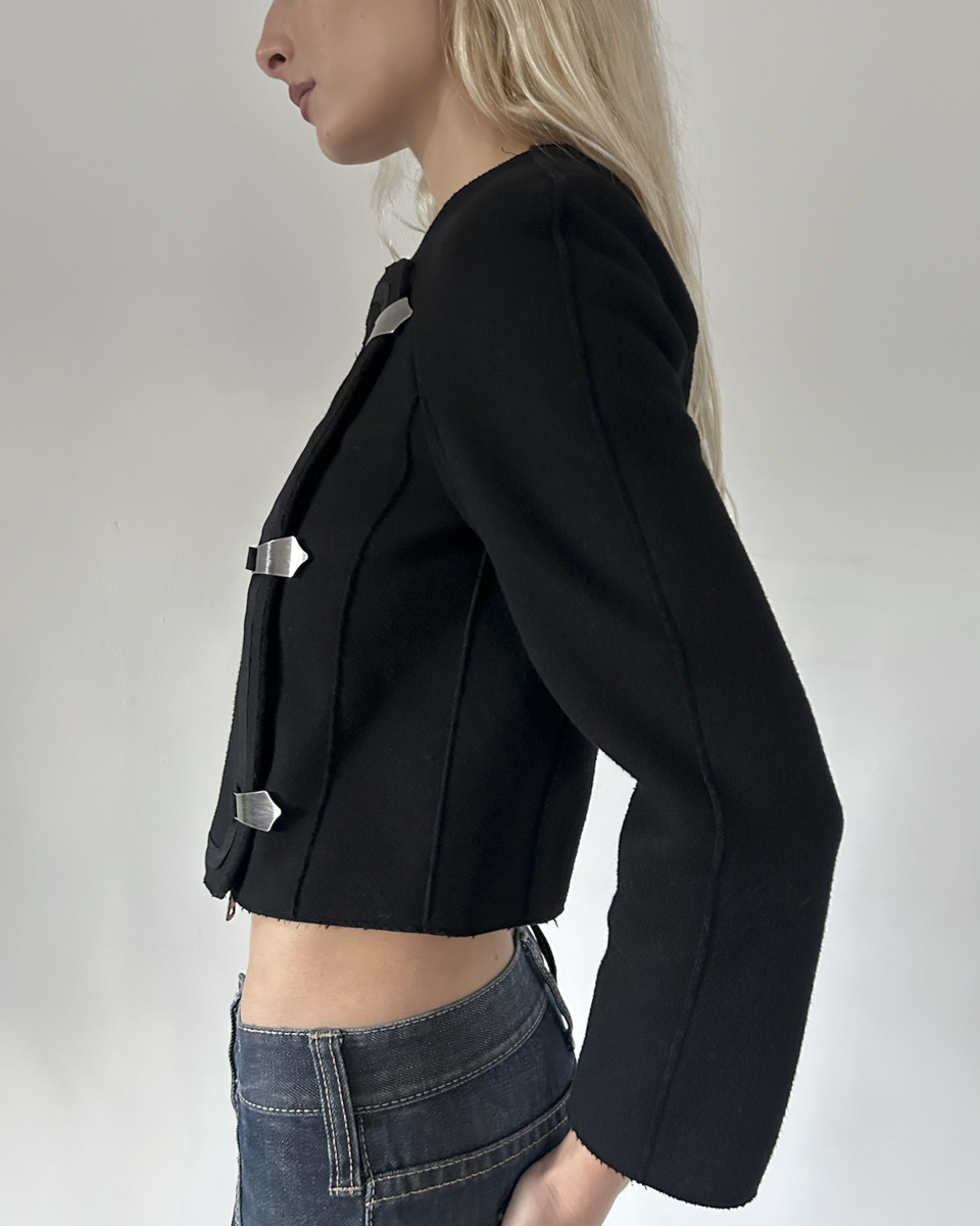 Emporio Armani Napoleon Cropped Jacket
