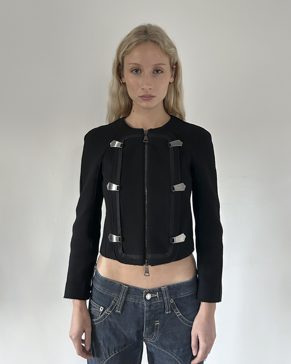 Emporio Armani Napoleon Cropped Jacket