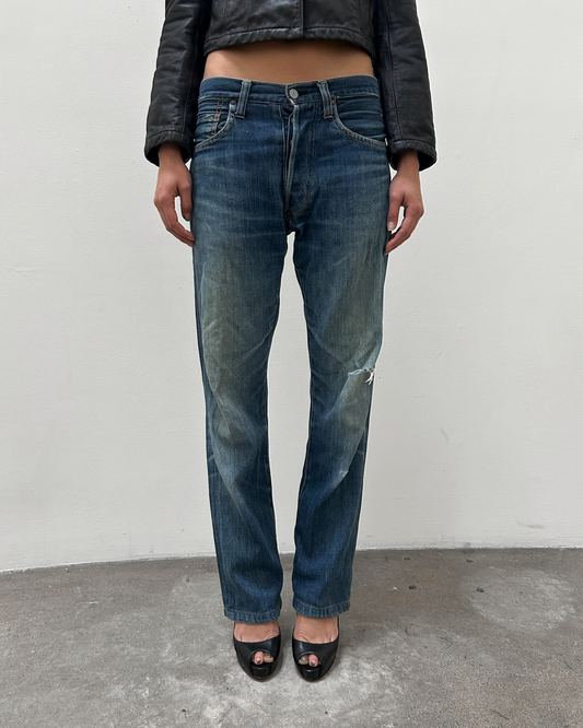 Evisu Distressed Denim