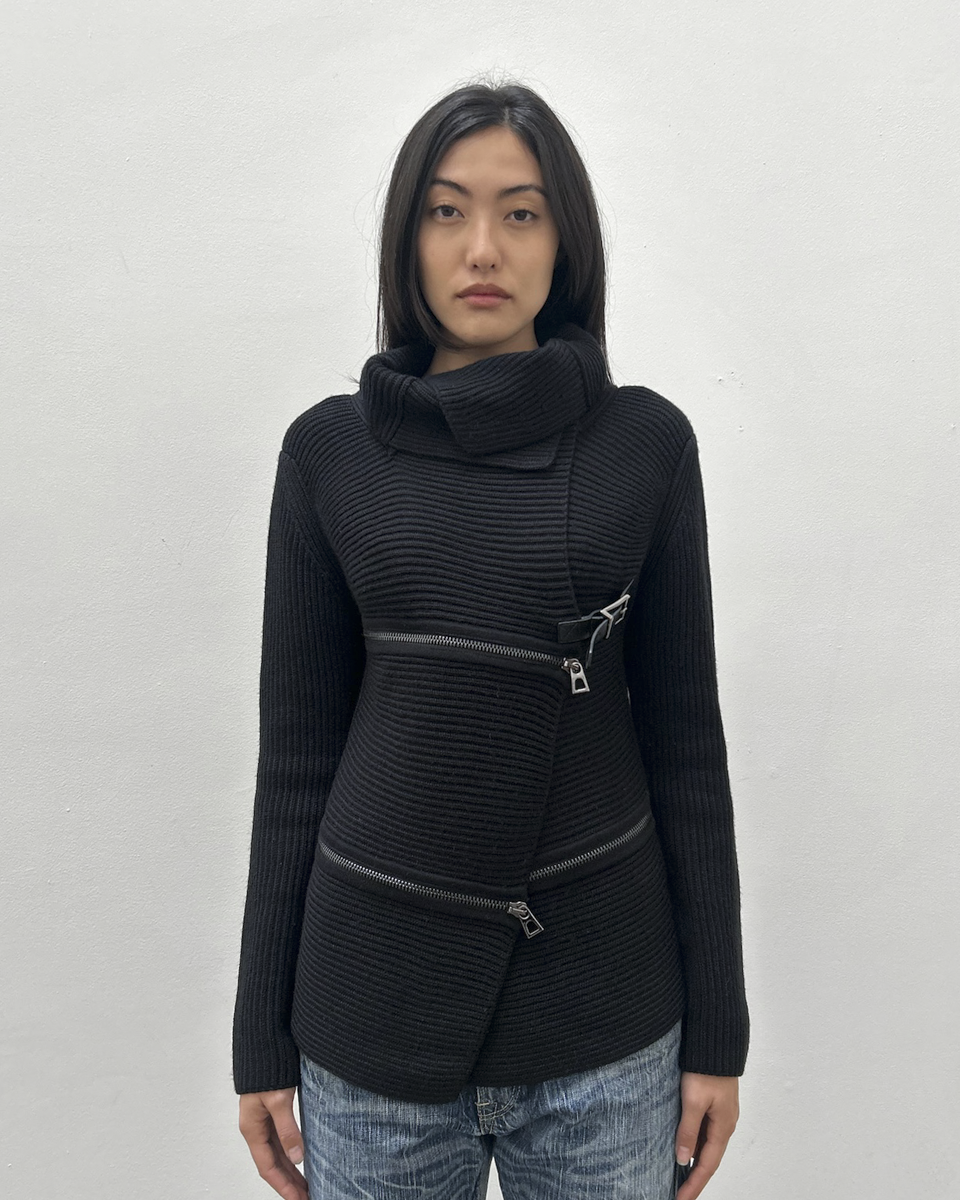 Adolfo Dominguez Buckle Sweater