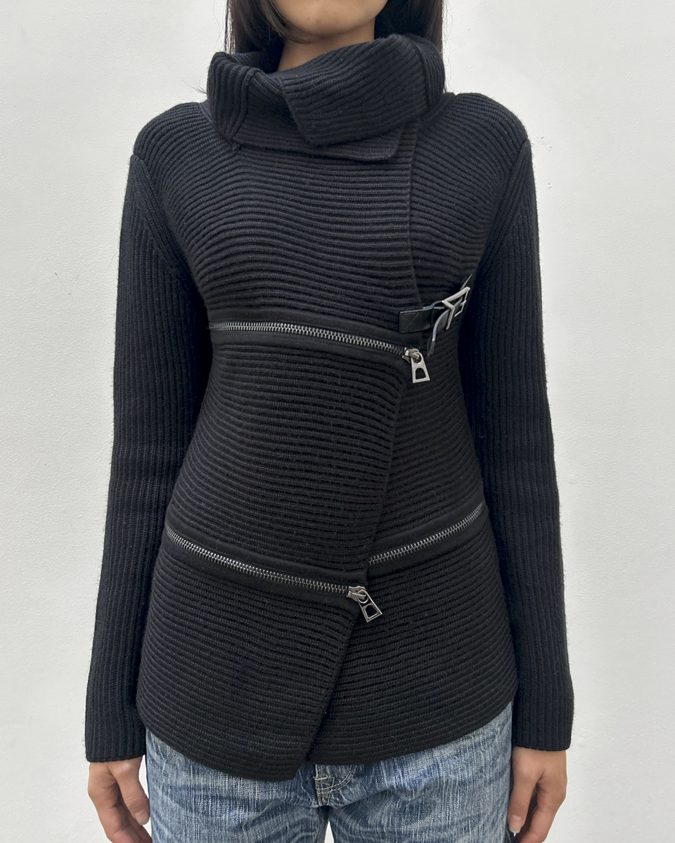 Adolfo Dominguez Buckle Sweater