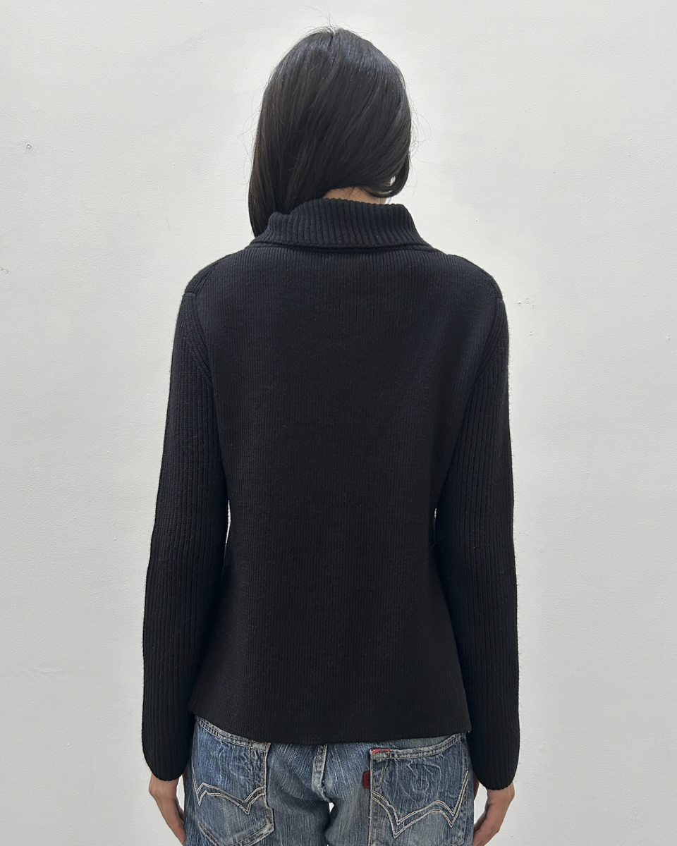 Adolfo Dominguez Buckle Sweater