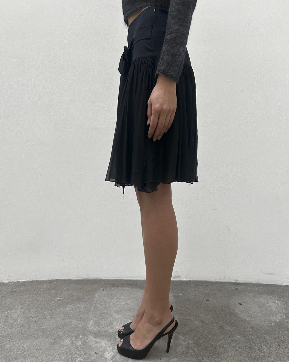 Blumarine Silk Chiffon Skirt