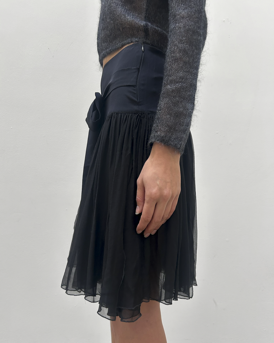 Blumarine Silk Chiffon Skirt