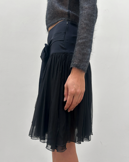 Blumarine Silk Chiffon Skirt