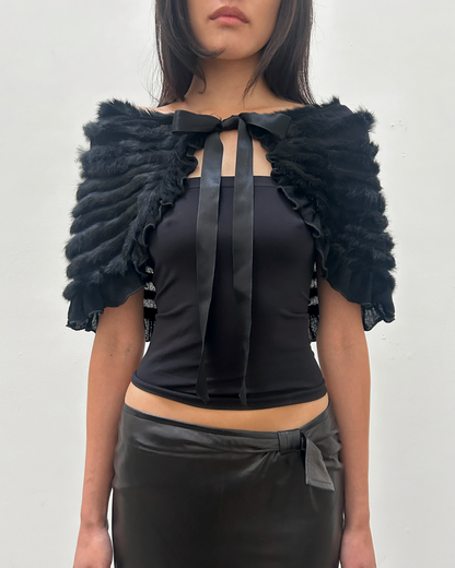 Paola Frani Fur Shawl