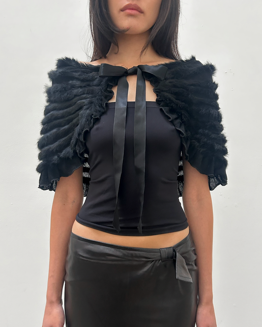 Paola Frani Fur Shawl