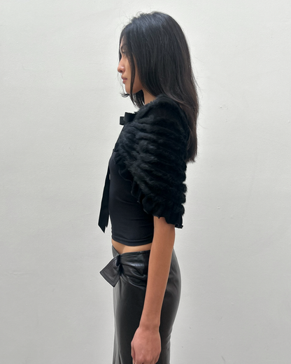 Paola Frani Fur Shawl