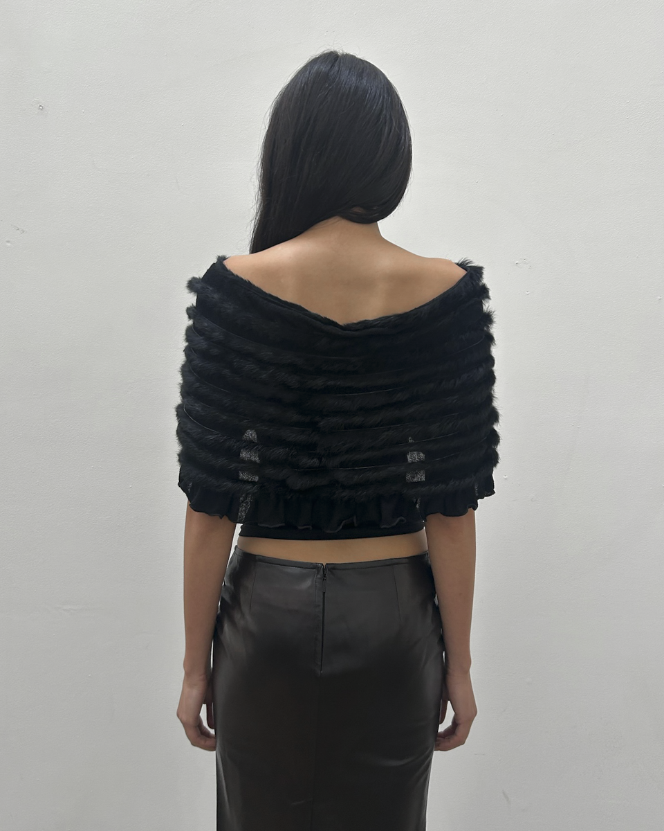 Paola Frani Fur Shawl