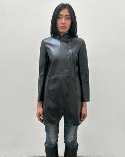 Emporio Armani (2013) Lambskin Leather Coat