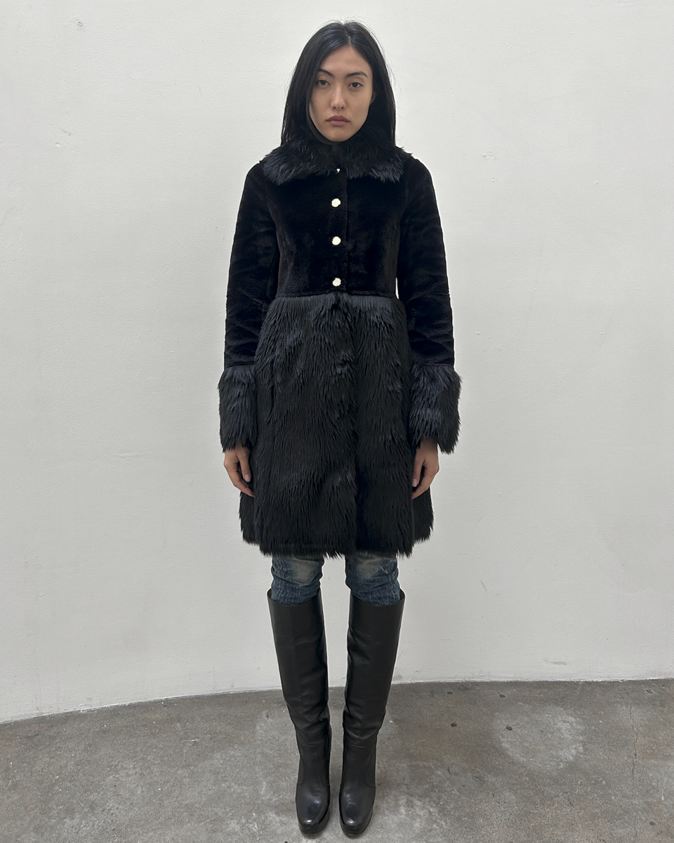 Patrizia Pepe Faux Fur Coat