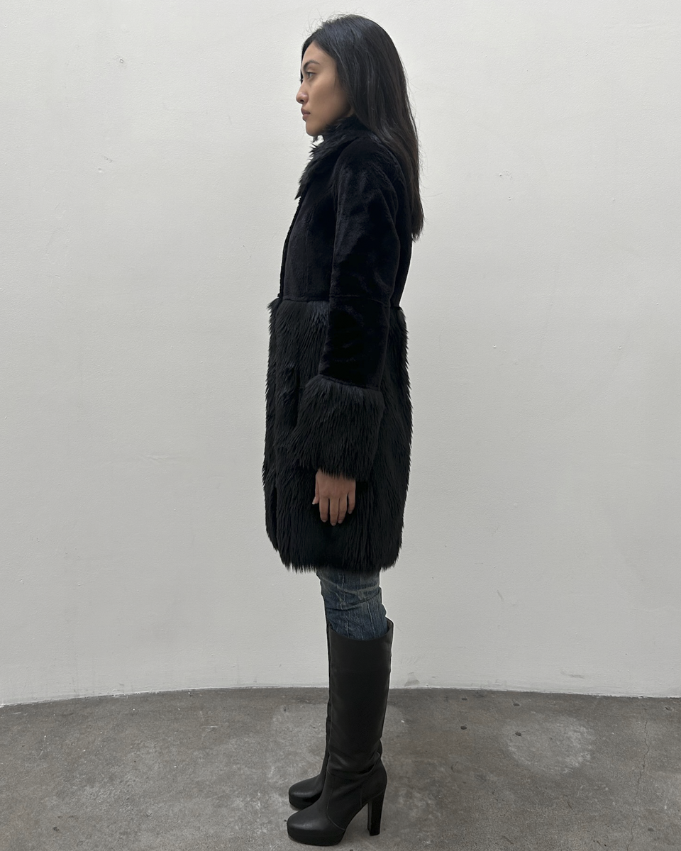 Patrizia Pepe Faux Fur Coat